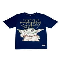 Yıldız Savaşları Erkek Özel 4-Bebek Yoda Kroki Grafik T-Shirt
