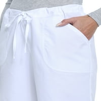 Scrubstar kadın Petite Çekirdek Essentials Streç İpli Kargo Fırçalama Pantolon WD047P