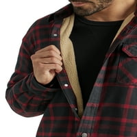 Wrangler® Erkek ve Büyük Erkek Uzun Kollu Sherpa Ağır Gömlek Ceket