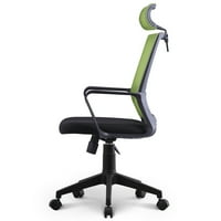Ofis koltuğu Konferans koltuğu Yüksek geri Örgü Masası Görev Bilgisayar örgü ev sandalyesi w Ayarlanabilir Kafalık: