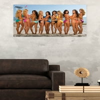 Trendler Uluslararası Maxim Beach Bikini Duvar Posteri 22.375 34