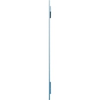 Ekena Millwork 23 W 36 H Gerçek Uyum PVC Dört Tahta Aralıklı Tahta-n-Çıta Panjurlar, Sojourn Mavi