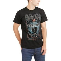 Bon Jovi erkek Tutmak İnanç Tur grafikli tişört T-Shirt