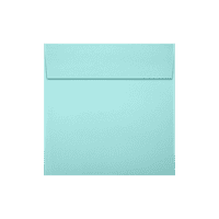 LUXPaper Square Peel & Press Davetiye Zarfları, 1 2, Deniz Köpüğü Yeşili, Paket