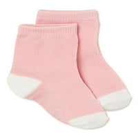 Üzerinde Uyku Bebek ve Yürümeye Başlayan Kızlar Sıkı Fit Pijama Seti Çorap, Boyutları 12M-4T