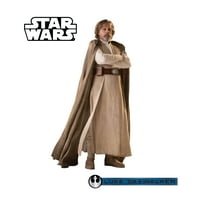 Fathead Luke Skywalker-Yıldız Savaşları: Son Jedi-Yaşam Boyu Resmi Lisanslı Yıldız Savaşları Çıkarılabilir Duvar