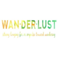 WallPops Wanderlust Duvar Alıntı