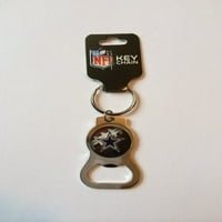 Dallas Cowboys Gümüş tonlu Şişe Açacağı Anahtarlık Rico Industries Q-GC6187