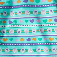 Kızlar hatchimals 4 parçalı pamuklu pijama takımı