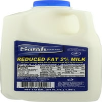 Sarah Farms% 2 Az Yağlı Süt, Yarım Galon