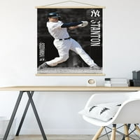 New York Yankees - Ahşap Manyetik Çerçeveli Giancarlo Stanton Duvar Posteri, 22.375 34