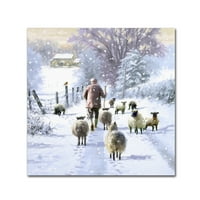 Ticari Marka Güzel Sanatlar 'Kış Çobanı' Macneil Stüdyosundan Tuval Sanatı