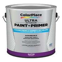 ColorPlace Ultra İç Cephe Boyası ve Astarı, Gümüş Yansıma, Saten, Galon
