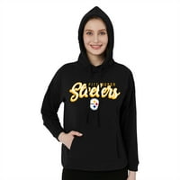 Bayanlar NFL Pittsburgh Steelers Jumpsky Polar Uzun Kollu Kapüşonlu Üst