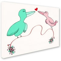 Ticari Marka Güzel Sanatlar Aşk Kuşları Carla Martell'den Tuval Sanatı