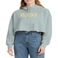 Levi'nin Kadın Grpahic Kırpılmış Prizma Kapüşonlu Sweatshirt