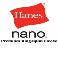 Hanes Erkek ve Büyük Erkek Nano Premium Yumuşak Hafif Polar Sweatshirt, 3XL Bedene Kadar