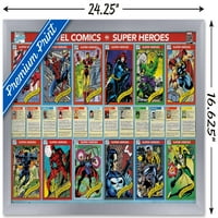 Marvel Çizgi Romanları - Marvel 80. Yıldönümü - Kartlar Duvar Posteri, 14.725 22.375