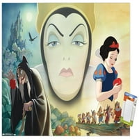 Disney Pamuk Prenses ve Yedi Cüceler - Kolaj Duvar Posteri, 14.725 22.375