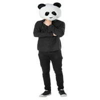 Jumbo Yetişkin Panda Kafası Cadılar Bayramı Dekorasyonu