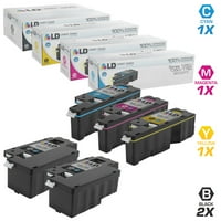 Uyumlu Dell 1250c Toner Toner Kartuşları Seti: Siyah, Camgöbeği, Macenta ve Sarı Renkli Lazerde kullanım için C1760nw,