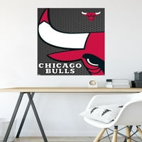 Chicago Bulls - Logo Duvar Posteri, 22.375 34