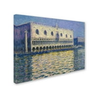 Marka Güzel Sanatlar 'Doges Sarayı' Monet'in Tuval Sanatı