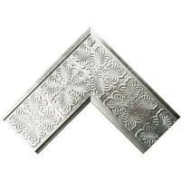 31 43 Metal Folyo 3 Profil Duvar Aynası, Gümüş