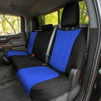 Grup AFCM5010BLUEREAR Mavi Neopren Özel Araba Koltuğu Kapağı - Hava Spreyi ile Chevrolet Silverado