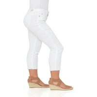 Kadın Yüksek Katlı Kırpılmış Skinny Jeans