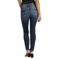 Gümüş Jeans A.Ş. Kadın Suki Orta Rise Skinny Jeans, Bel Ölçüleri 24-34
