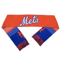 MLB New York Mets Tersinir Bölünmüş Logo Eşarp