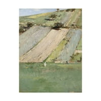 Marka Güzel Sanatlar 'Bir Yamaç Giverny' Theodore Robinson'dan Tuval Sanatı