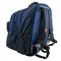 -Cliffs Unise ağır haddeleme sırt çantası Okul sırt çantaları Güvenlik yansıtıcı şeritli Çoklu cepler, Donanma