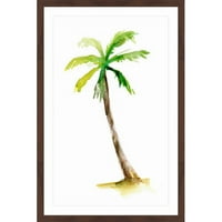 Marmont Hill Yaslanmış Palmiye Michelle Dujardin Çerçeveli Resim Baskısı