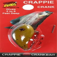 Arkie Lures Serisi Crappie Crankbait, Hayalet Craw, CD-91