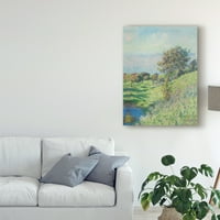 Ticari Marka Güzel Sanatlar 'Coup de vent', Claude Monet'in Tuval Sanatı