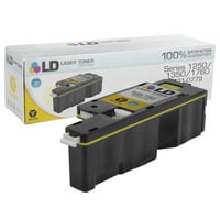 Uyumlu 1, sayfa Sarı Toner Kartuşu Dell 1250c 1350cnw 1355cnw Lazer Yazıcılar için