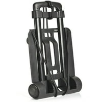 Miami Carry-on Kompakt Bagaj Arabası, 65 lbs Kapasiteli, Siyah
