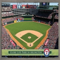 Texas Rangers-Küre Yaşam Parkı Duvar Posteri, 14.725 22.375