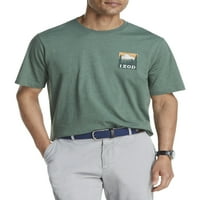 Erkek tuzlu su kısa kollu grafik Tshirt