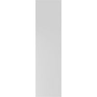 Ekena Millwork 1 8 W 48 H Gerçek Uyum PVC Üç Tahta Birleştirilmiş Tahta-n-Çıta Panjurlar w Z-Bar, Okyanus Kabarması