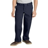 Erkek Okul Üniformaları FlexWaist Düz Bacak Çift Diz Pantolon