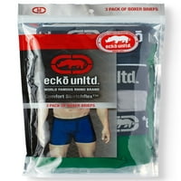 Ecko Erkek 3pk Pamuklu Modal Spande Boxer Kısa