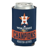 Houston Astros Dünya Serisi Şampiyonu Logosu 12oz Daha Serin, Katlanabilir