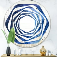 Designart 24 24 Mavi Modern Duvar Aynası