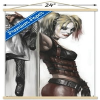 Çizgi roman - Ahşap Manyetik Çerçeveli Harley Quinn Duvar Posteri, 22.375 34