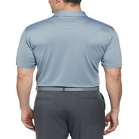 Ben Hogan Performans erkek ve Büyük erkek Eko Birdseye Blok Kısa Kollu Golf Polo Gömlek, kadar Boyutu 5XL
