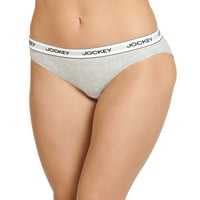 Jockey® Essentials Kadın Pamuklu Streç Bikini Külot, 3'lü Paket, Beden S-XXXL