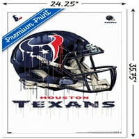 Houston Texans - Damla Kask Duvar Posteri, 22.375 34